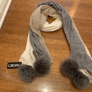 3 toned cashmere scarf- never been worn